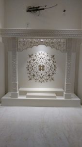 Mandir - Marbonex Acrylic Solid Surface