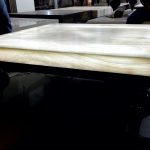 Onyx Dining Table Top for Residential Project – using cbd oil