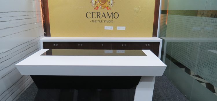 Acrylic Solid Surface for Office Space – Ceramo, Gurgaon