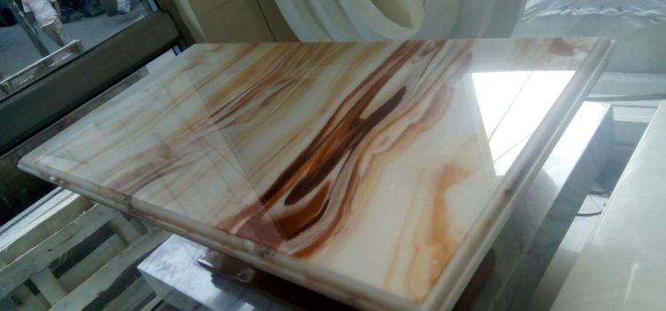 Onyx Center Table Top For Commercial Project