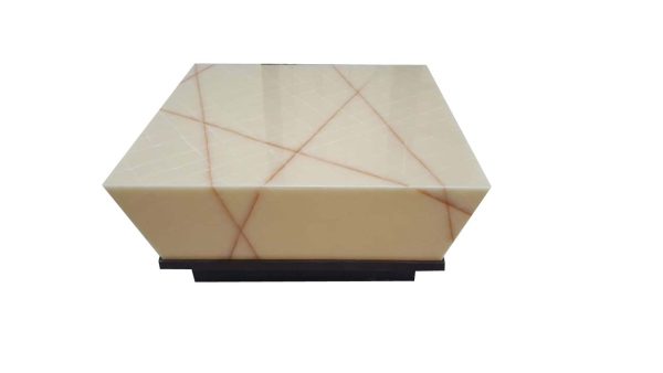 Cracko Honey Onyx Coffee Table