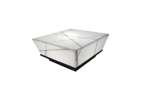 Cracko White Onyx Coffee Table